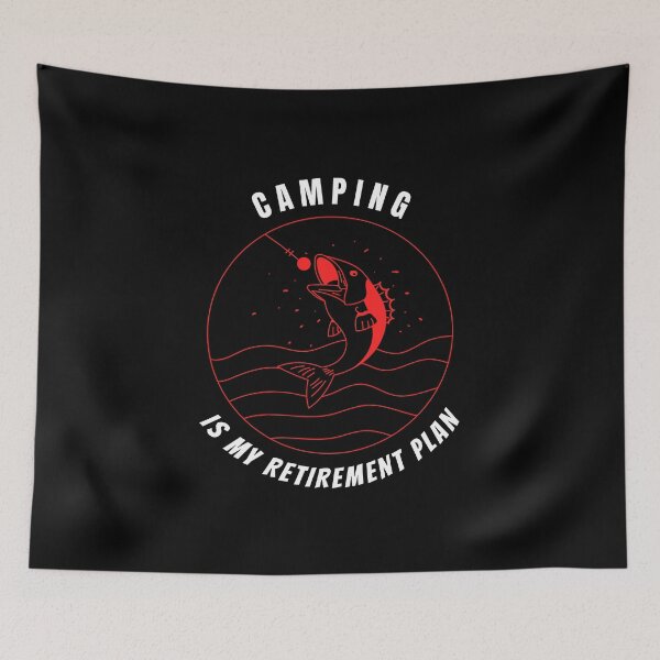 Item preview, yes i do have a retirement plan i plan to go camping designed and sold by ChaseCoClothing.