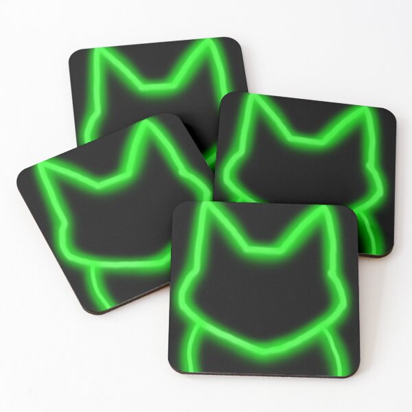 Item preview, Neon Green Cat Outline designed and sold by maddiamond94.