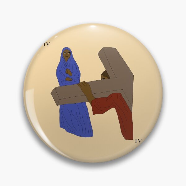 Item preview, He Meets His Mother - Station of The Cross designed and sold by robynfroese.