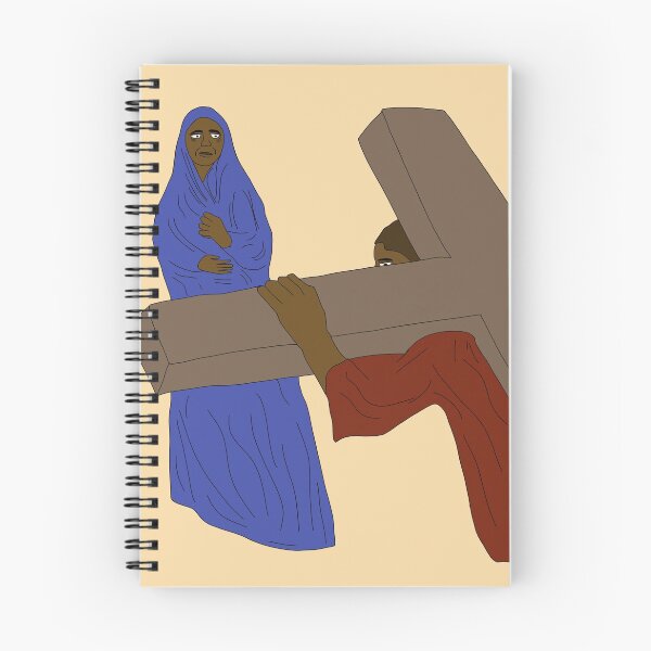 Item preview, He Meets His Mother - Station of The Cross designed and sold by robynfroese.