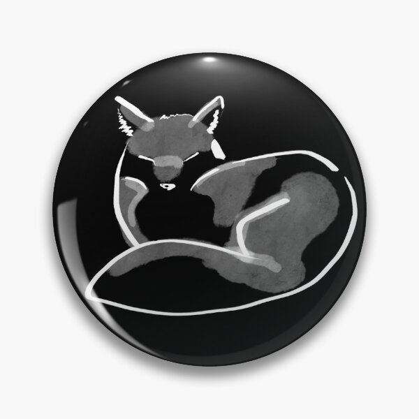 Artikelvorschau, Minimalist Brushwork Fox - Weiß entworfen und verkauft von AcuteLines.