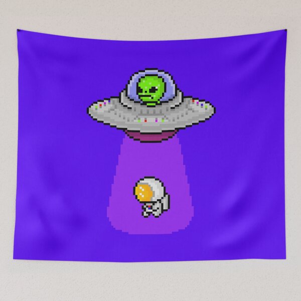 Item preview, Alien abduction  designed and sold by BlockHeadSHZ.