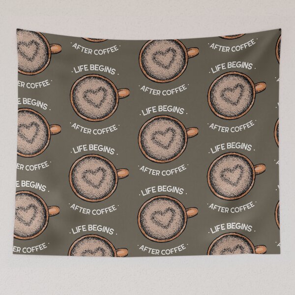 Item preview, Life Begins after Coffee designed and sold by CultOfHustlers.