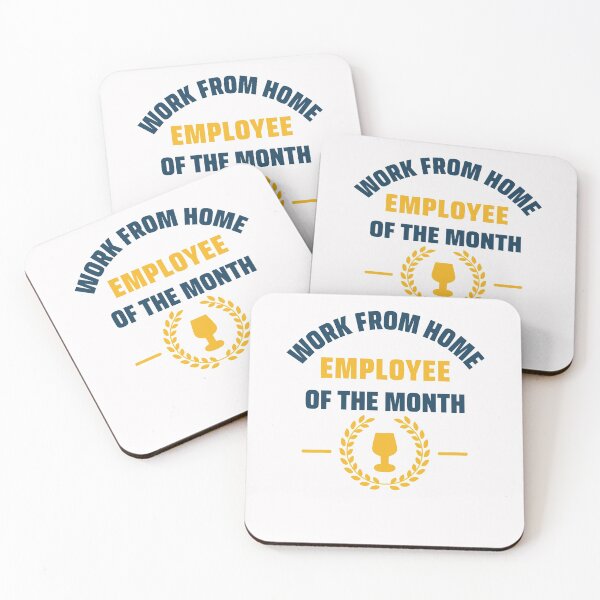 Item preview, Work from home employee of the month designed and sold by RheaRealm.