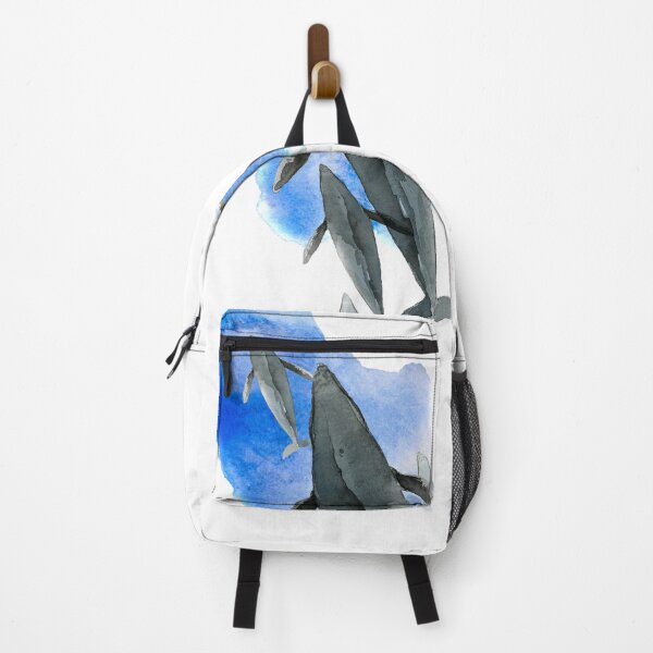 Item preview, Humpback Whale Family Watercolor designed and sold by Nostraw.