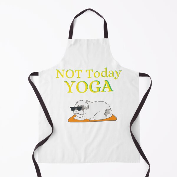 Item preview, Morning Yoga with my Dog designed and sold by lotusbud.