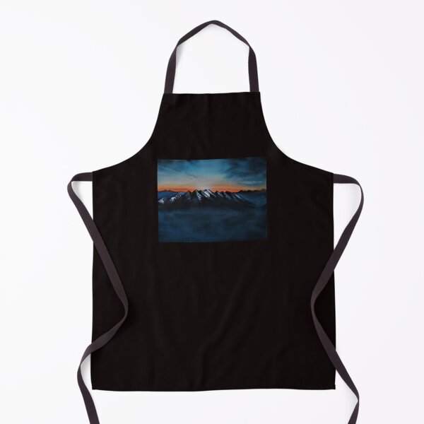 Item preview, sunset over distant mountains designed and sold by leeaustinarts.