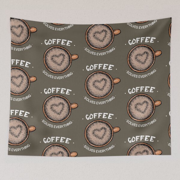 Item preview, A Cup Of Coffee Solves Everything designed and sold by CultOfHustlers.