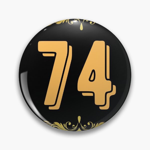 Item preview, Number 74 designed and sold by HappinessWorld.