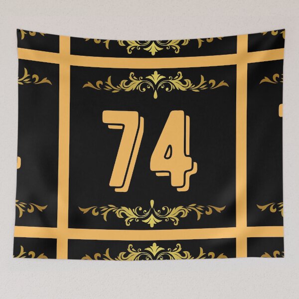 Item preview, Number 74 designed and sold by HappinessWorld.