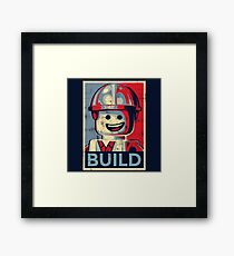 BAUEN Gerahmtes Wandbild