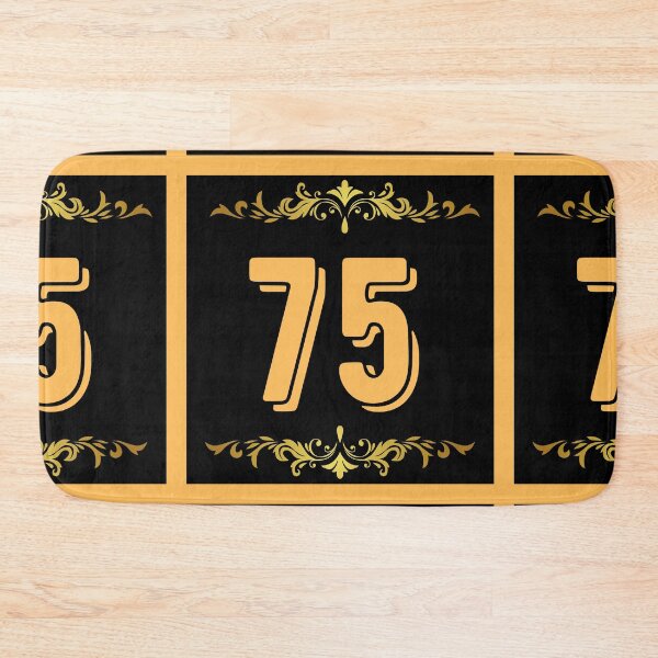 Item preview, Number 75 designed and sold by HappinessWorld.