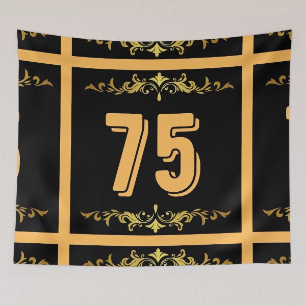 Item preview, Number 75 designed and sold by HappinessWorld.