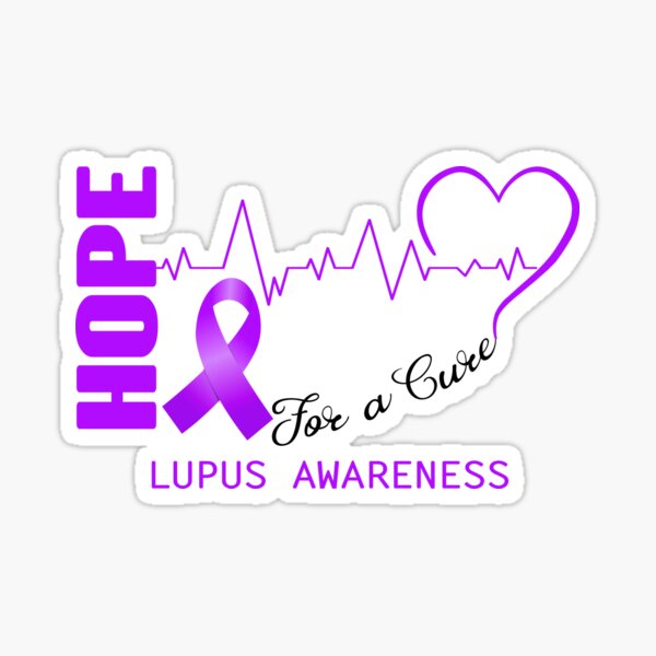 Hope For A Cure Lupus Awareness Sticker
