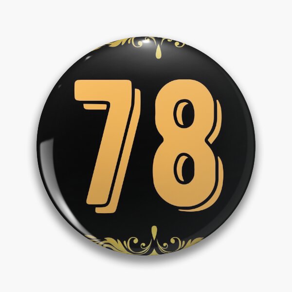 Item preview, Number 78 designed and sold by HappinessWorld.