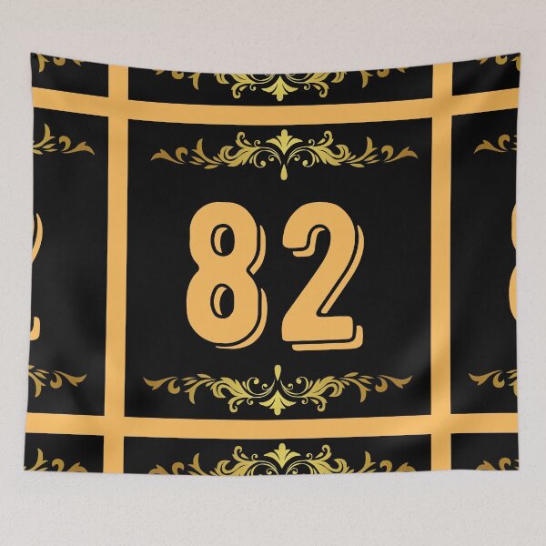 Item preview, Number 82 designed and sold by HappinessWorld.