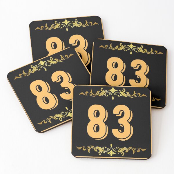 Item preview, Number 83 designed and sold by HappinessWorld.