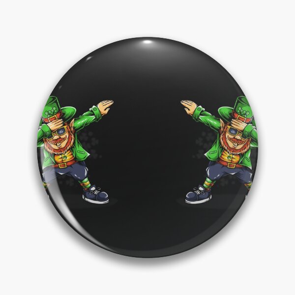 Item preview, Dabbing St Patricks Laprechaun fitted mask design designed and sold by EbyArts.