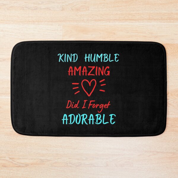 Item preview, Cute Kind-Humble Amazing Adorable Graphic Tee For Women Girls designed and sold by WoodburyLake.