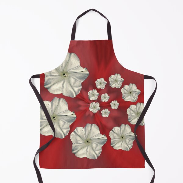 Item preview, Spiral Moon Flower Red Swirl designed and sold by Roanemermaid.