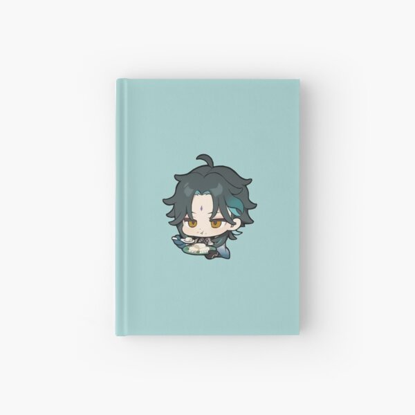 Xiao | Genshin Impact Sticker "Eating Hardcover Journal