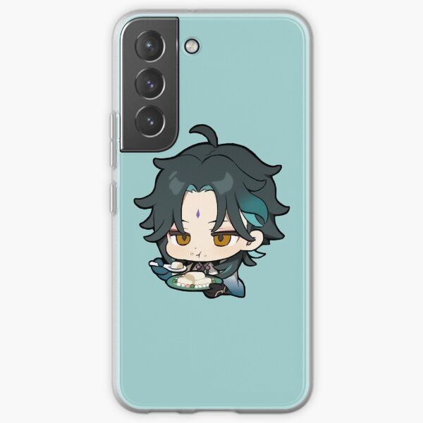 Xiao | Genshin Impact Sticker "Eating Samsung Galaxy Soft Case