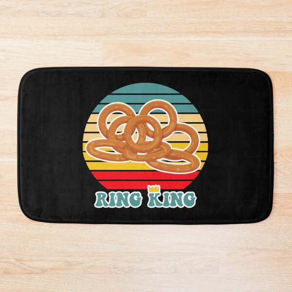 Item preview, Ring King Retro Sunset Onion Rings Onion Ring  designed and sold by TheButtonCrew.