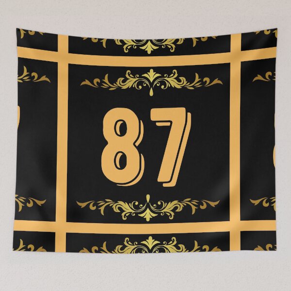 Item preview, Number 87 designed and sold by HappinessWorld.