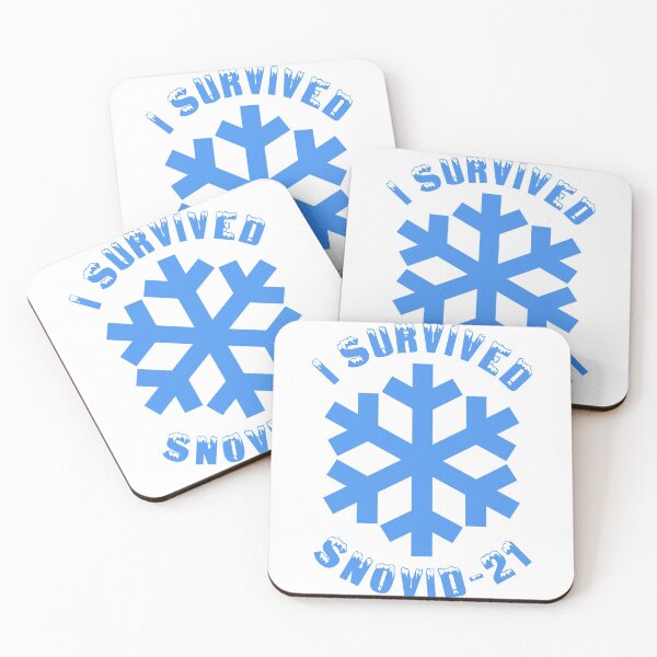 Item preview, I Survived Snovid-21 designed and sold by TKsTees.