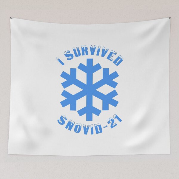Item preview, I Survived Snovid-21 designed and sold by TKsTees.