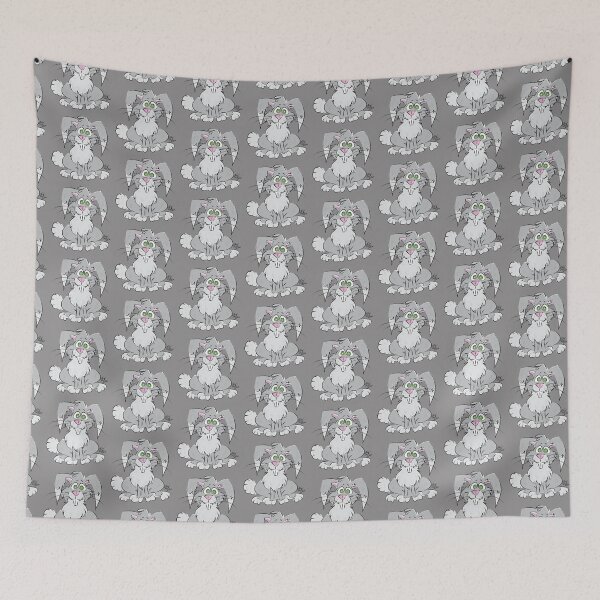 Item preview, Cute Gray Bunny Sketch designed and sold by JohnnyPraize.