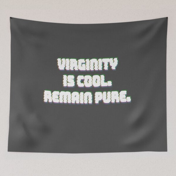Item preview, Virginity is Cool - Centered Glitch designed and sold by lodaxaprine.