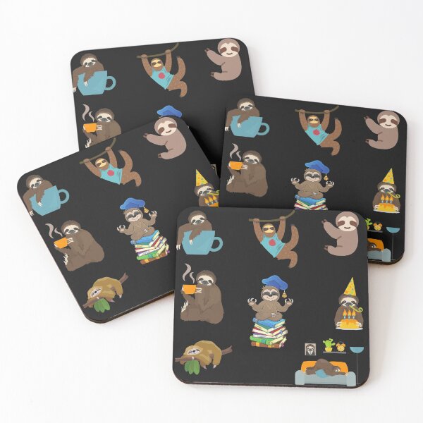 Item preview, Sloth Mania Sticker Pack designed and sold by SportyDogShop.