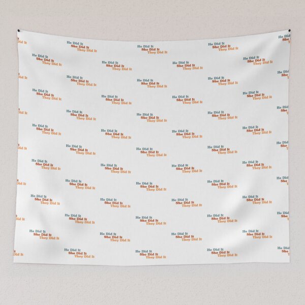 Item preview, He Did It She Did It They Did It designed and sold by hannahthhh.