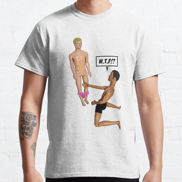 WTF! Funny Gay Art! Hilarious Queer Art! Classic T-Shirt