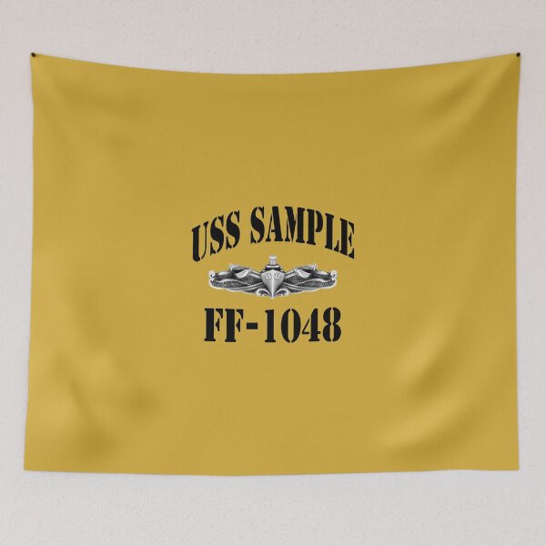 Item preview, USS SAMPLE (FF-1048) SHIP'S STORE designed and sold by militarygifts.