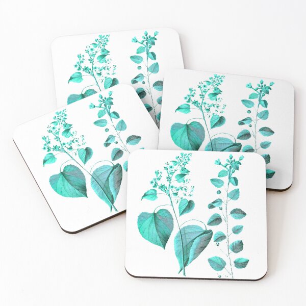 Item preview, Beautiful teal leaves designed and sold by PhabulousPhoenx.