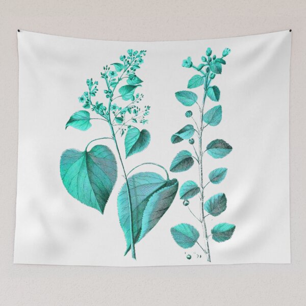 Item preview, Beautiful teal leaves designed and sold by PhabulousPhoenx.