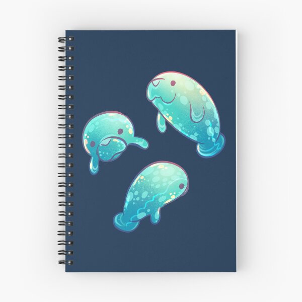 Item preview, Aqua Manatee Family (Sticker Set) designed and sold by GalaxyChicken.