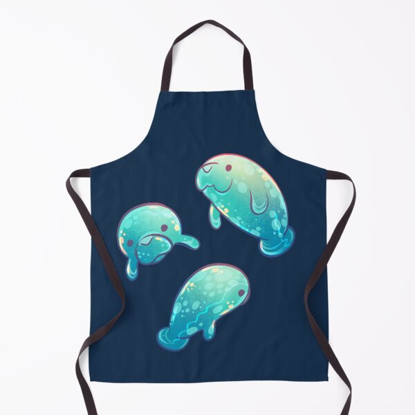 Item preview, Aqua Manatee Family (Sticker Set) designed and sold by GalaxyChicken.