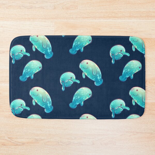 Item preview, Aqua Manatee Family (Sticker Set) designed and sold by GalaxyChicken.