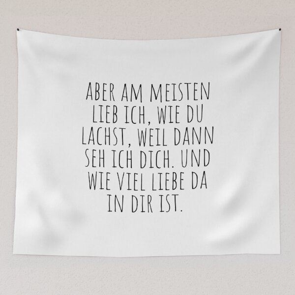 Item preview, aber am meisten lieb ich, wie du lachst designed and sold by micraelle.