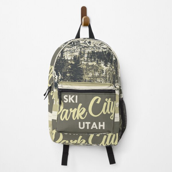 Artikelvorschau, Graues Vintage Park City Utah Ski Poster entworfen und verkauft von ROEDERcraft.