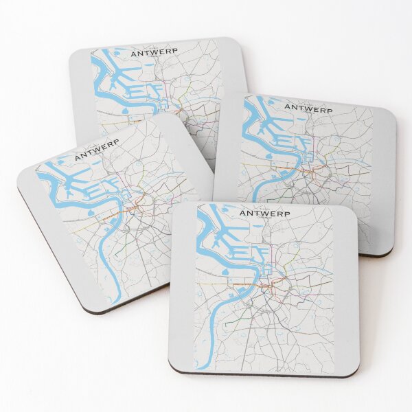 Item preview, Antwerp Transit Map designed and sold by CPTVDesign.