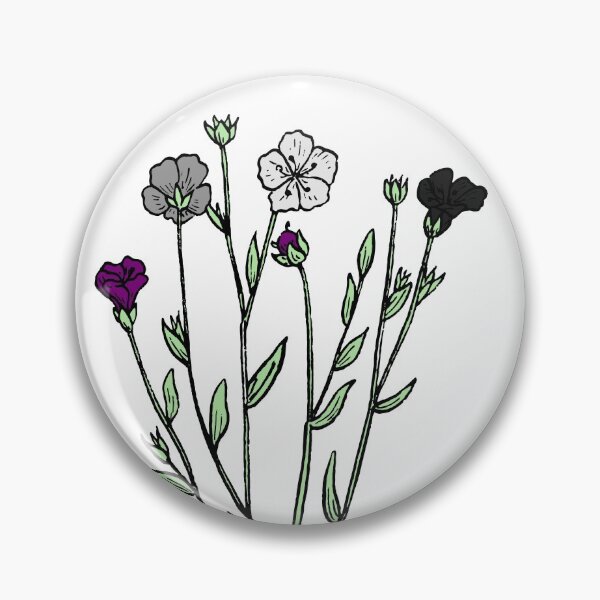 Item preview, Subtle Asexual Pride Flax Sprig designed and sold by failephant-art.