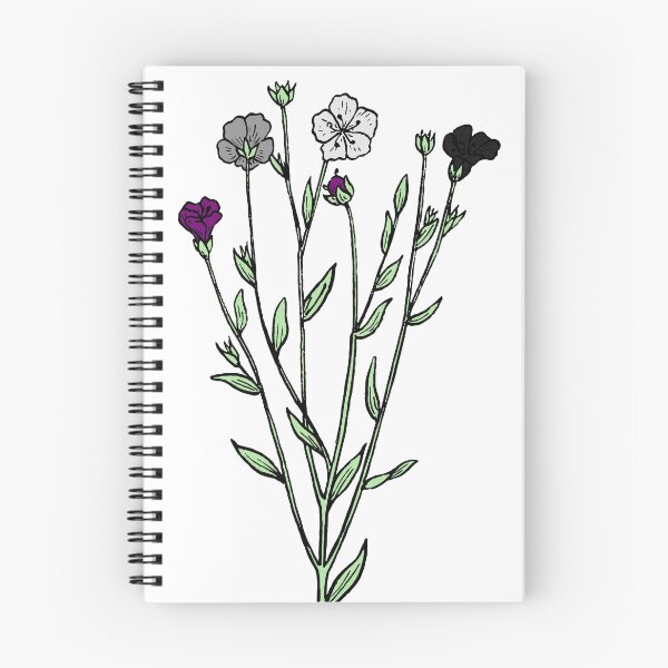 Item preview, Subtle Asexual Pride Flax Sprig designed and sold by failephant-art.