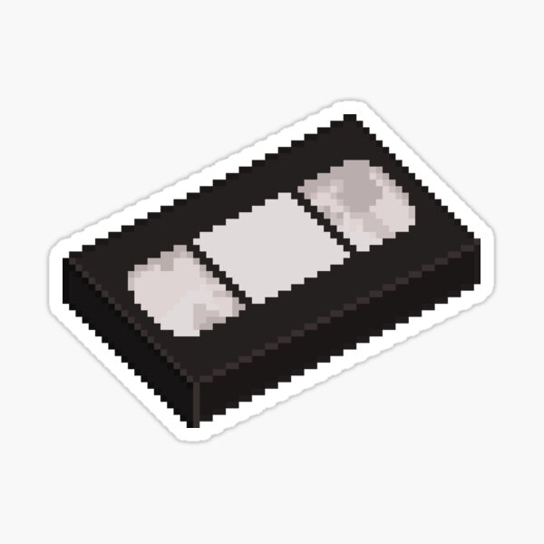 Pixel Cassette Sticker