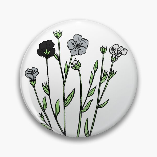 Item preview, Subtle Agender Pride Flax Sprig designed and sold by failephant-art.