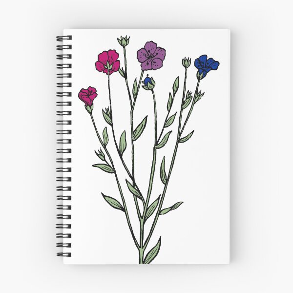 Item preview, Subtle Bi Pride Flax Sprig designed and sold by failephant-art.