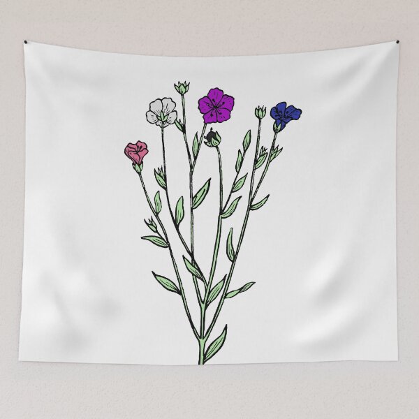 Item preview, Subtle Genderfluid Pride Flax Sprig designed and sold by failephant-art.